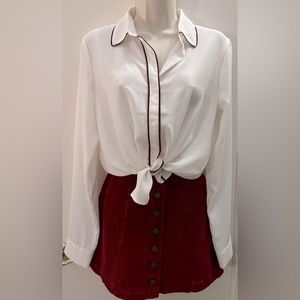 Forever 21 corduroy mini skirt